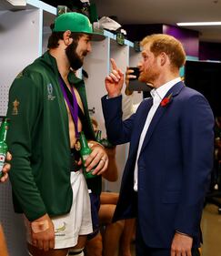 Il Principe Harry al Rugby World Cup  5