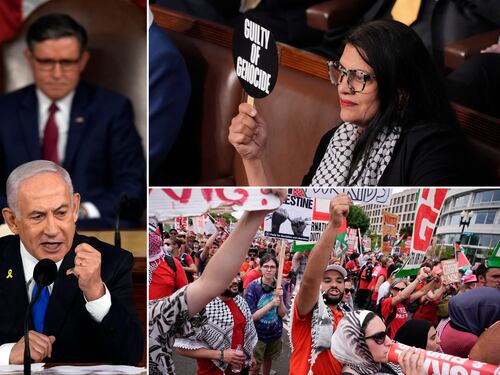 Fischi, cartelli e arresti: a Washington va in scena la contestazione a Israele