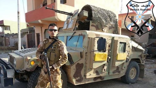 Iraq, i combattenti cristiani di Dwekh Nawsha 8