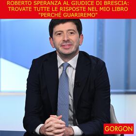 La satira del giorno. La difesa di Roberto Speranza 1