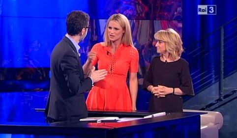Michelle Hunziker e la gaffe con Fabio Fazio 3