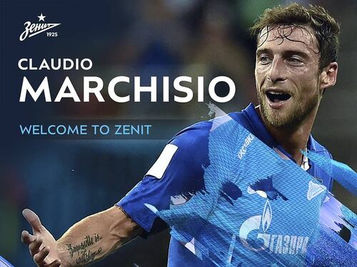 L'ex Juventus Marchisio è un nuovo giocatore dello Zenit