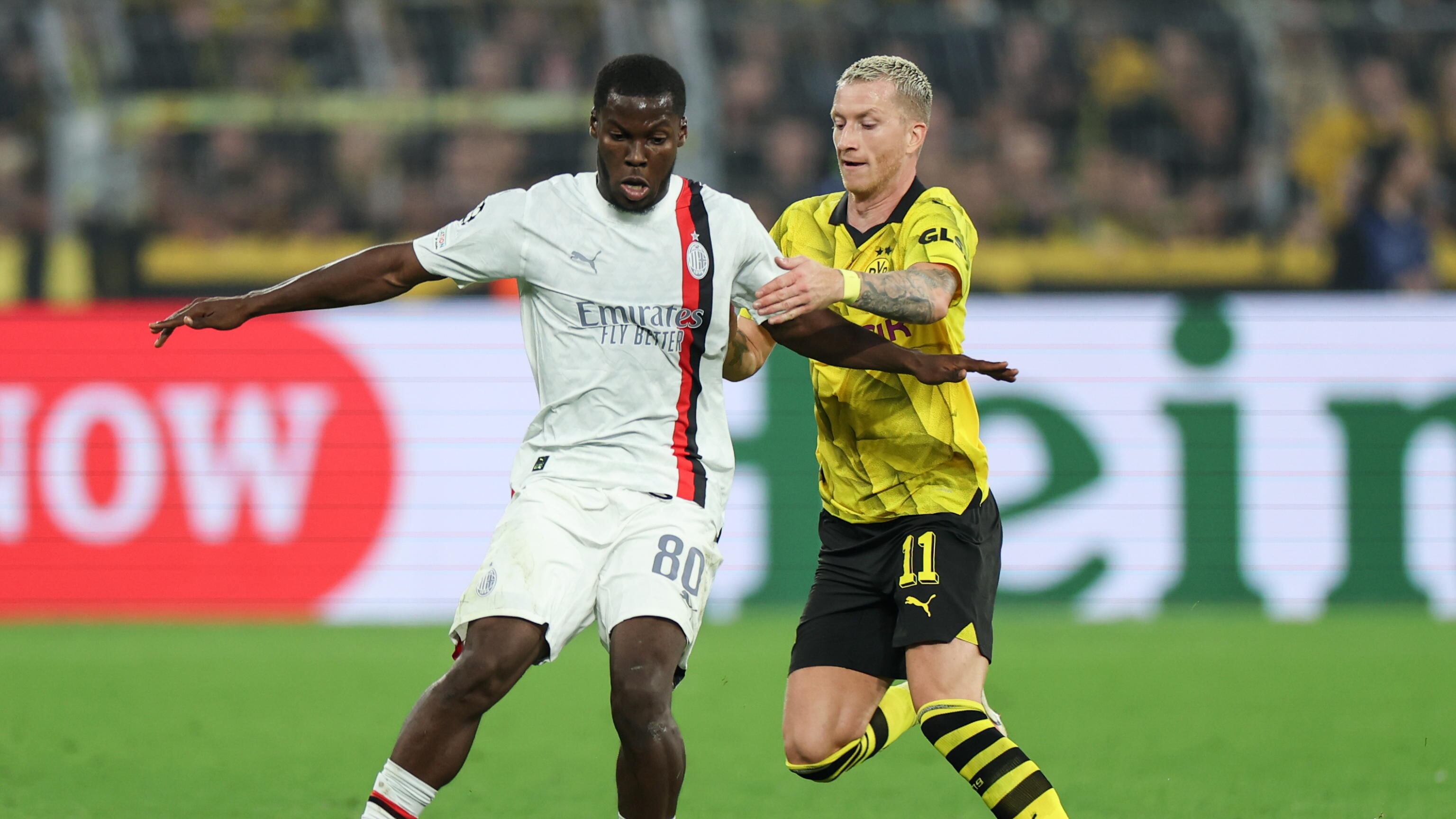Champions, Borussia e Milan non si fanno male: niente gol e un punto a testa
