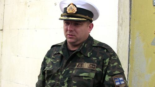 La nave affondata dai russi nella baia di Donoslav 1