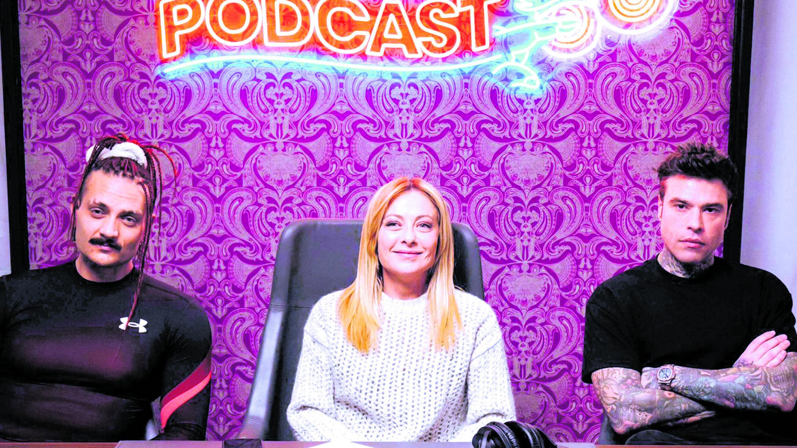 Il podcast di Giorgia e Fedez. "Elly? Qui ha dato forfait"