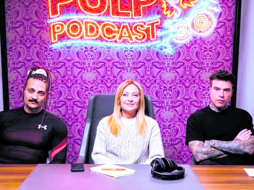 Il podcast di Giorgia e Fedez. "Elly? Qui ha dato forfait"