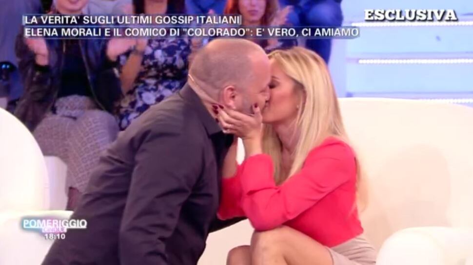 Elena Morali e Scintilla si giurano amore eterno. Ma sul web spuntano le foto con Bossi