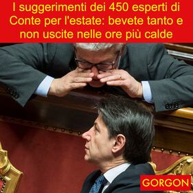 La satira del giorno: i nuovi suggerimenti degli esperti a Conte 1