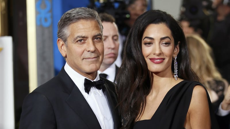 Amal e George Clooney ai Golden Globe 8