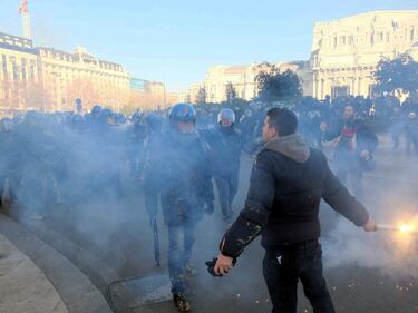 Milano, scontri al corteo 5