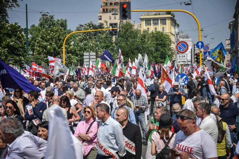 Milano: le foto del Remigration Summit organizzato dalla Lega 4