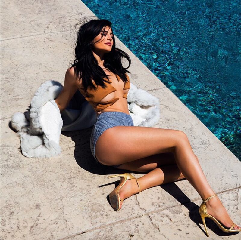 Kylie Jenner con la biancheria maschile 14