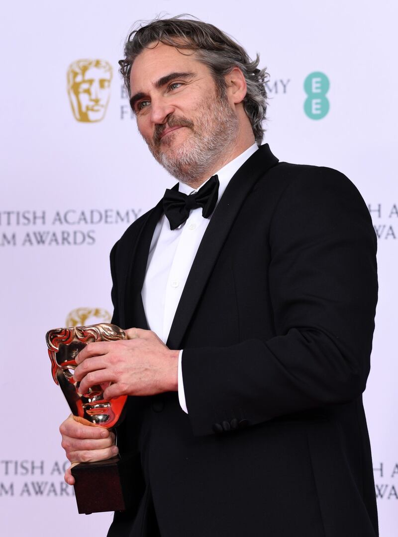 Joaquin Phoenix, le immagini degli Oscar 2