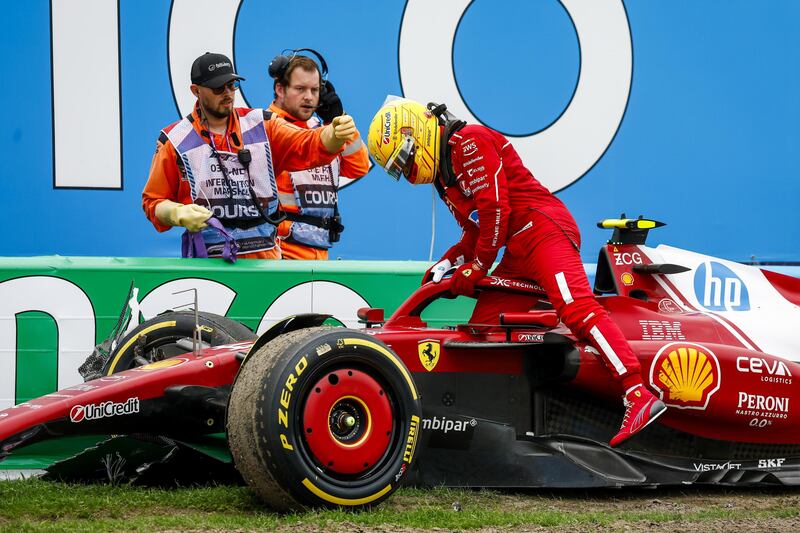 F1 Olanda gara Hamilton incidente