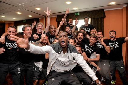Trentesimo scudetto, la festa della squadra 1