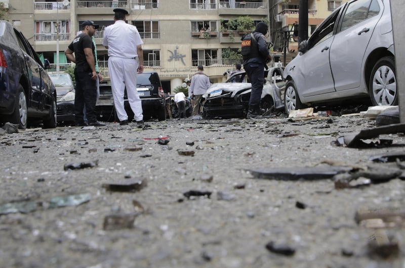 Il luogo dell'attentato contro Barakat 3