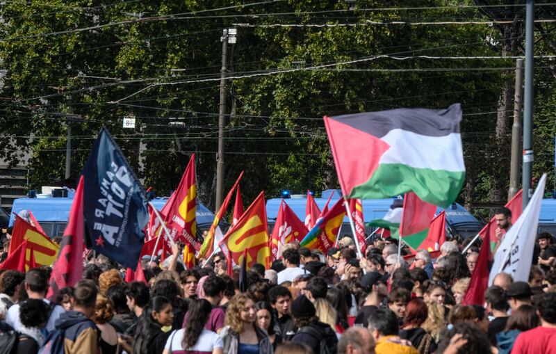 Manifestazione per la palestina di Roma 7