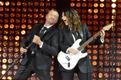 Laura Pausini e Biagio Antonacci in concerto a Pescara 3