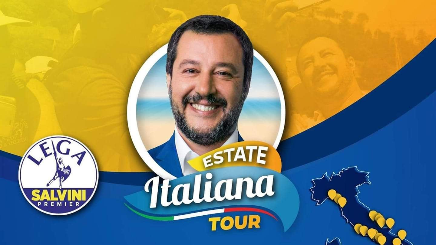 Salvini in tour sulle spiagge italiane, ma niente dj set