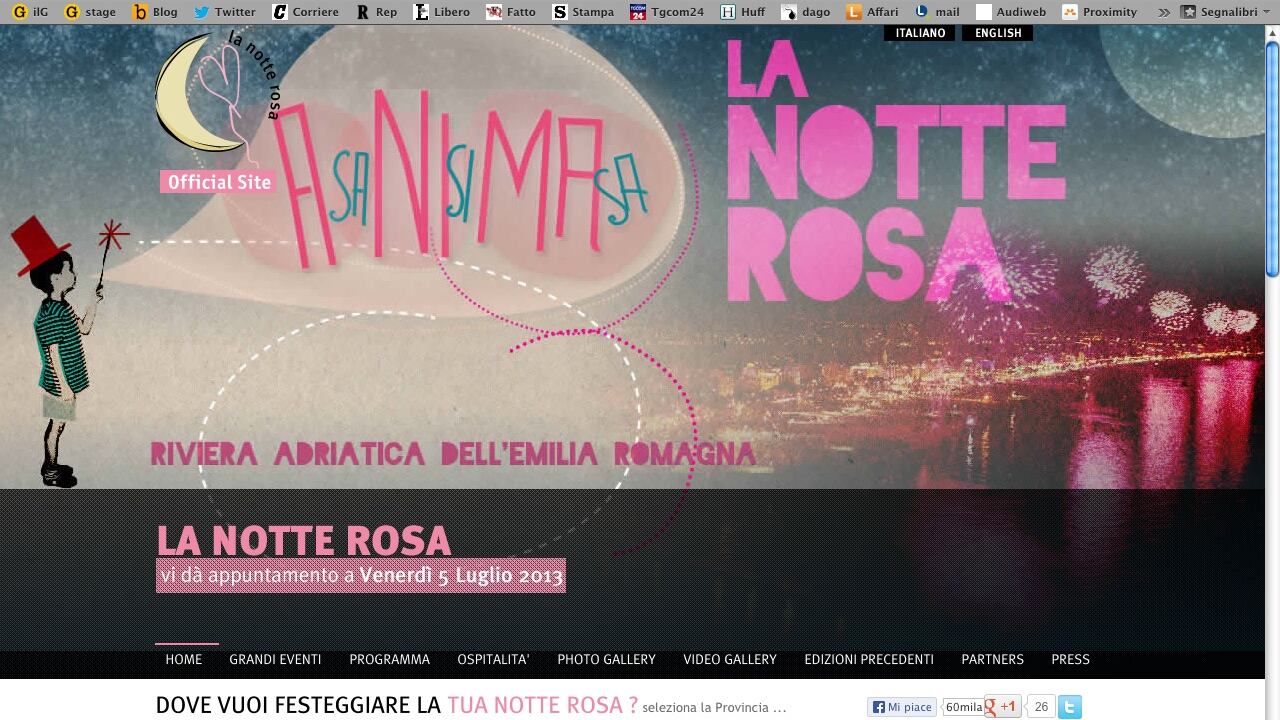 Notte Rosa, la festa dell'anima sulla Riviera romagnola