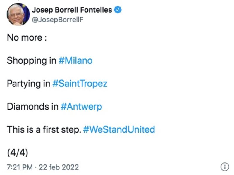 Tweet Borrell