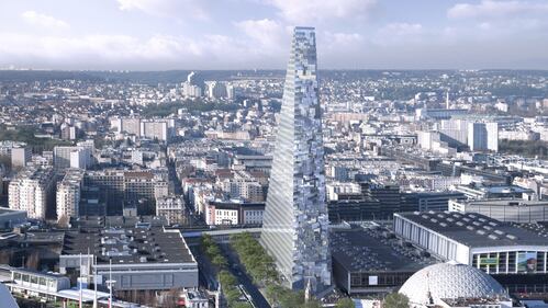 Parigi, il progetto della Torre triangolo 3