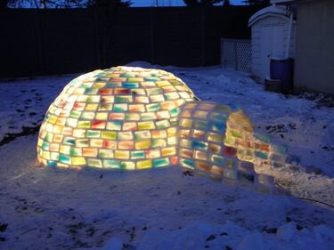 Un igloo fai da te: la creazione di Daniel Gray 17
