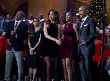 Gli Obama al concerto di Natale 10