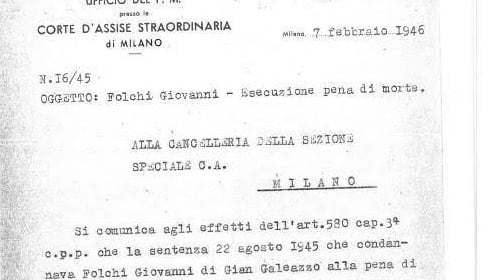 Così 70 anni fa a Milano l'ultimo fucilato di Stato