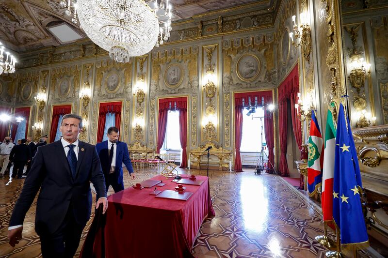 Giuramento del governo al Quirinale 6