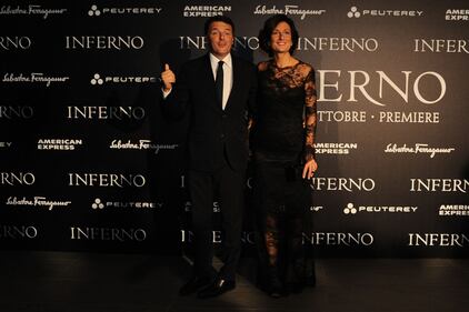 Matteo Renzi alla prima di "Inferno" di Ron Howard 3