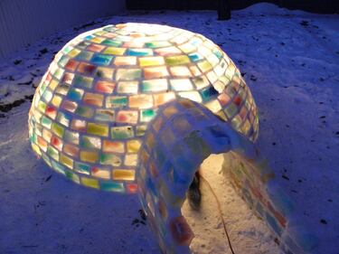 Un igloo fai da te: la creazione di Daniel Gray 15