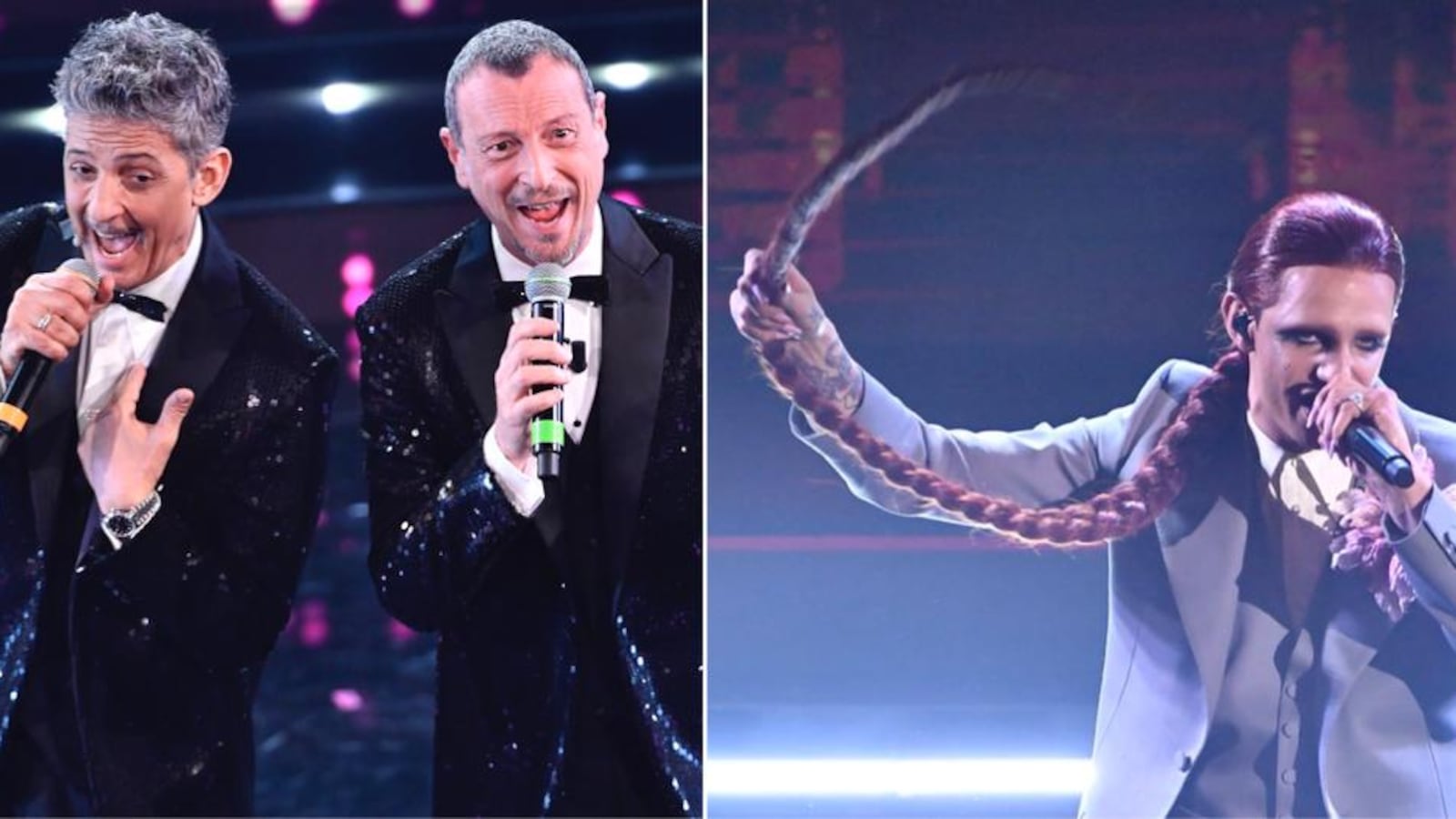 Elodie fa brillare l'Ariston. Achille Lauro rompe tutti gli schemi