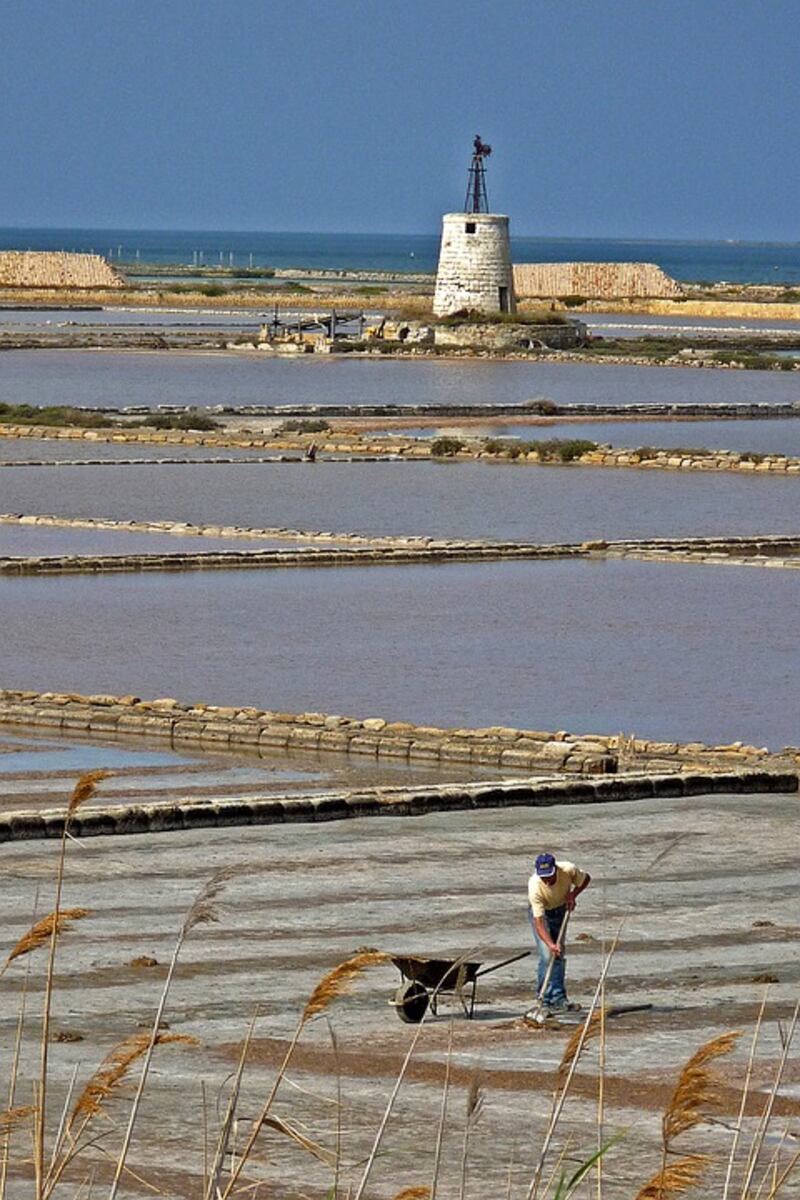 Lavoratori nelle Saline