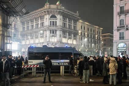 Festeggiamenti del capodanno 2025 a Milano 3