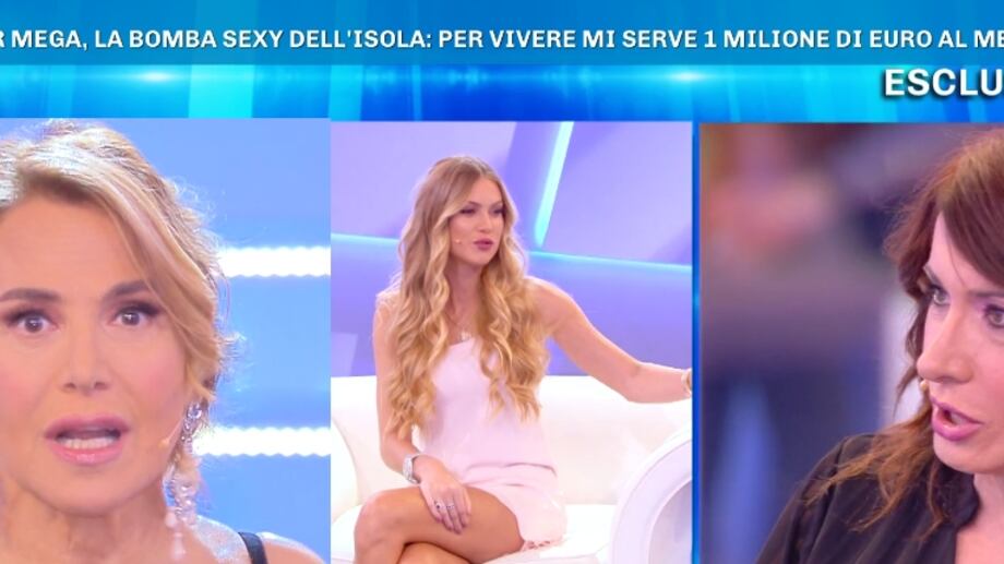 Taylor Mega attaccata da Vladimir Luxuria: "C'è chi non ha 1 milione di euro al mese'