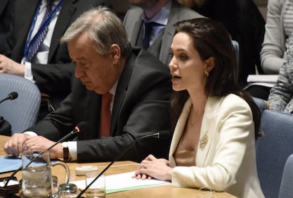 Angelina Jolie fa appello all'Onu per la Siria 4