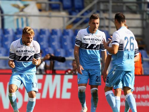 Immobile sfata il tabù viola, la Lazio respira