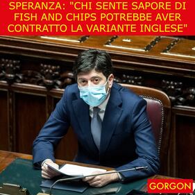 Ecco la satira del giorno. Speranza e la variante inglese 1
