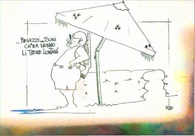La vignetta del giorno: estate protetta... dal nonno 1