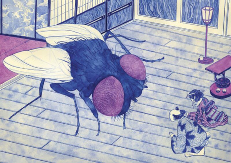 Le "Storie di fantasmi del Giappone" illustrate da Benjamin Lacombe 3