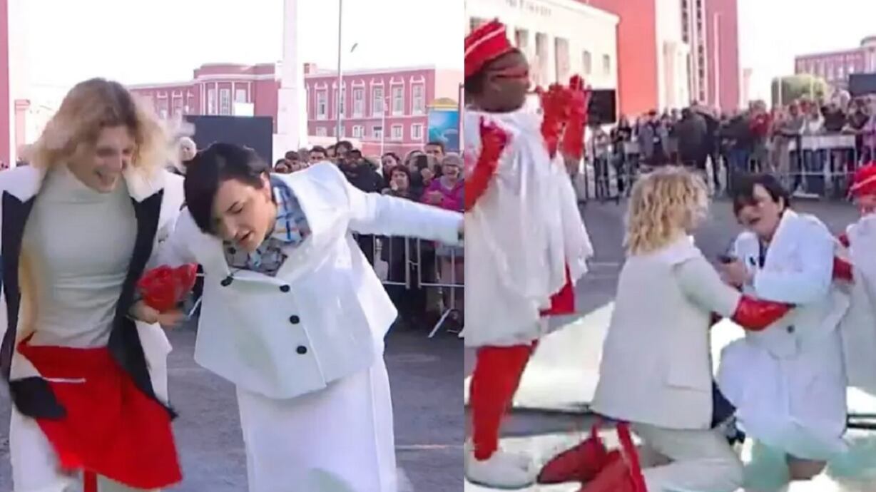 Arisa cade in diretta da Fiorello. Poi la rivelazione: cosa è successo davvero