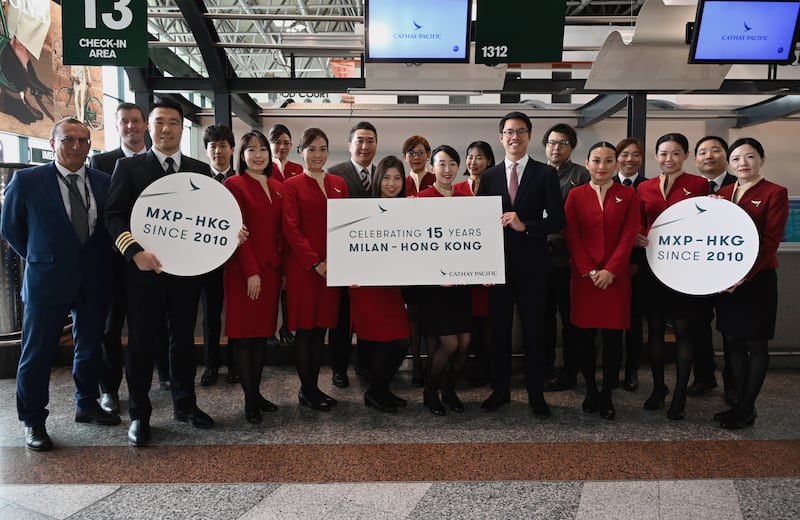 Cathay Pacific Terminal 1 Malpensa