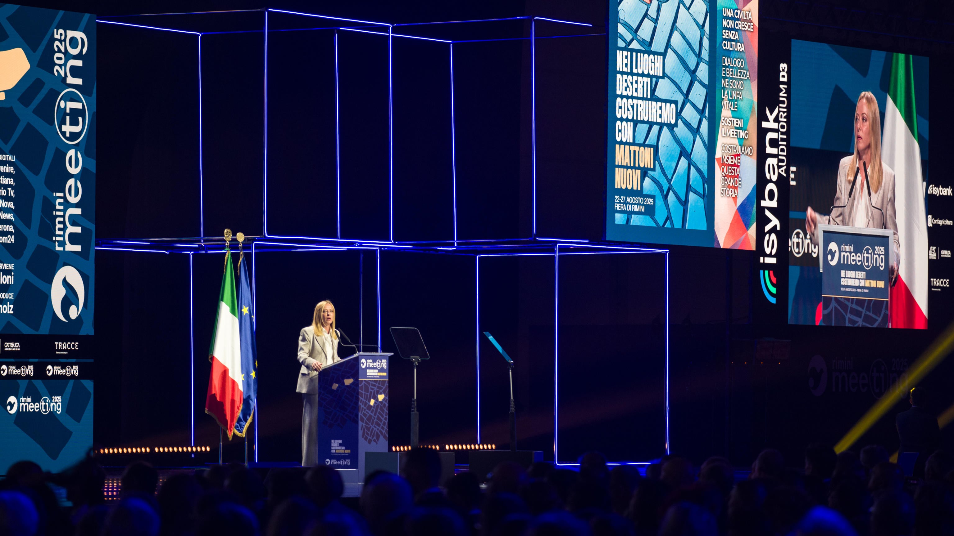 Migranti, Ue e piano casa: il discorso integrale di Meloni al Meeting di Rimini