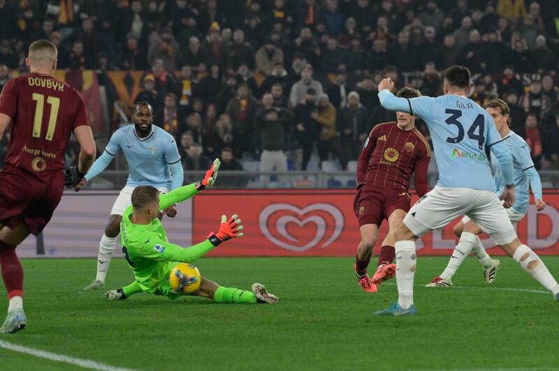 Roma Lazio Saelemaekers gol
