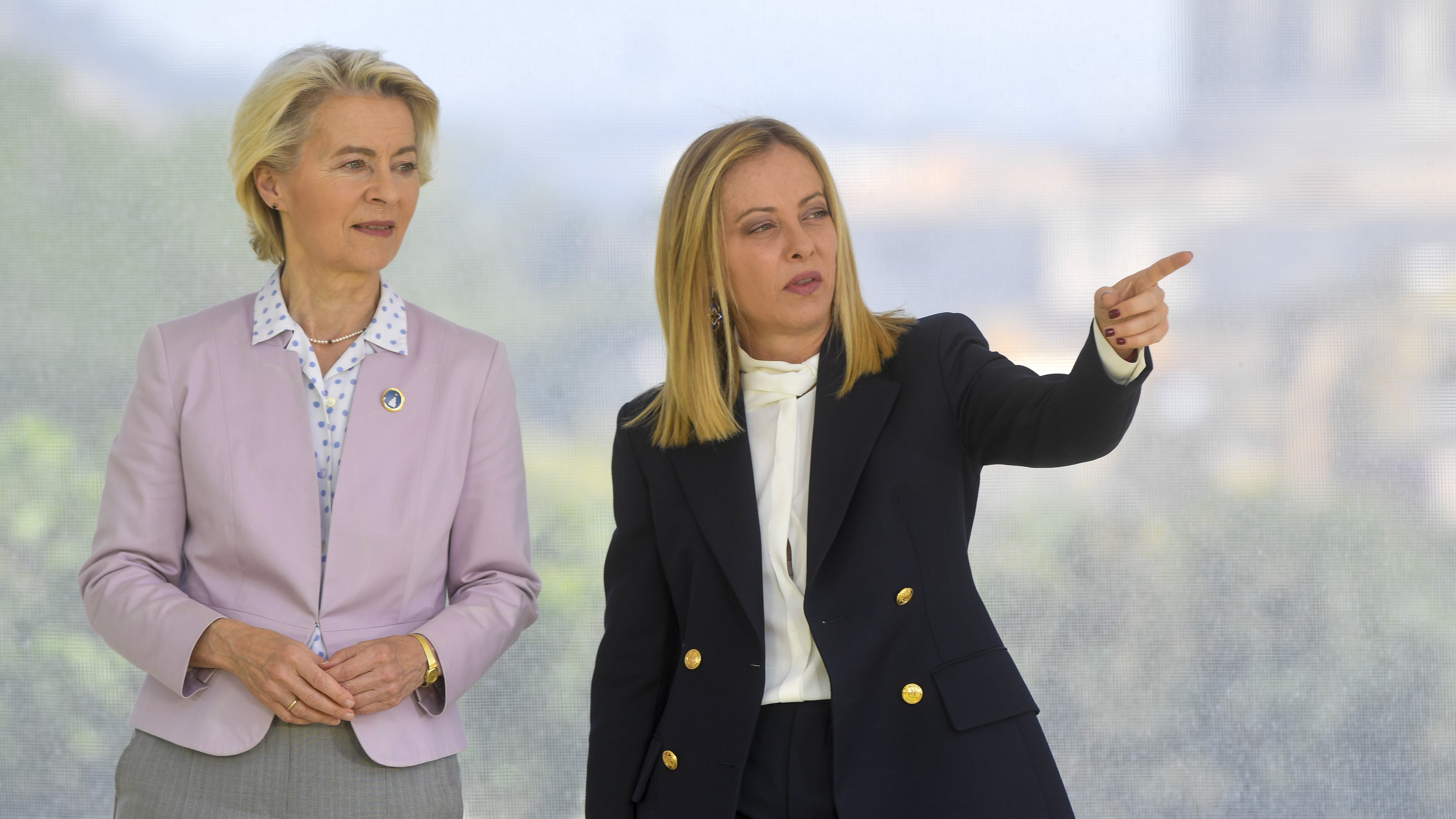 Von der Leyen e i leader Ue a Roma per la ricostruzione