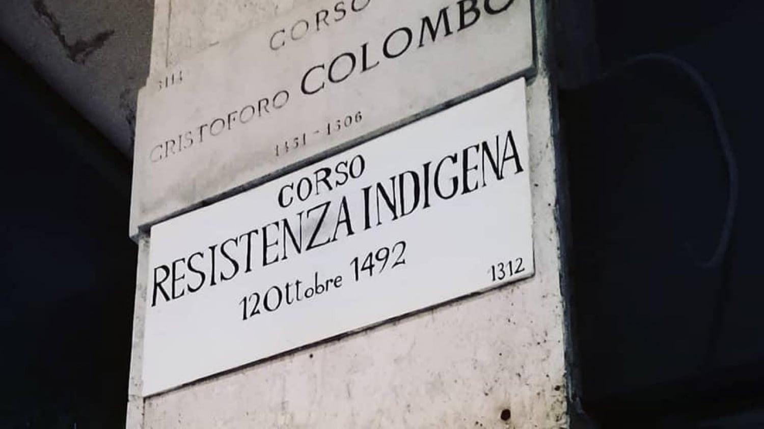 I no global "cancellano" corso Colombo