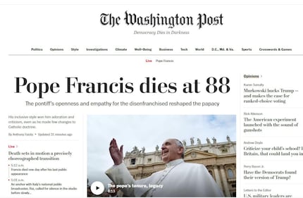 La stampa internazionale sulla morte di Papa Francesco 12