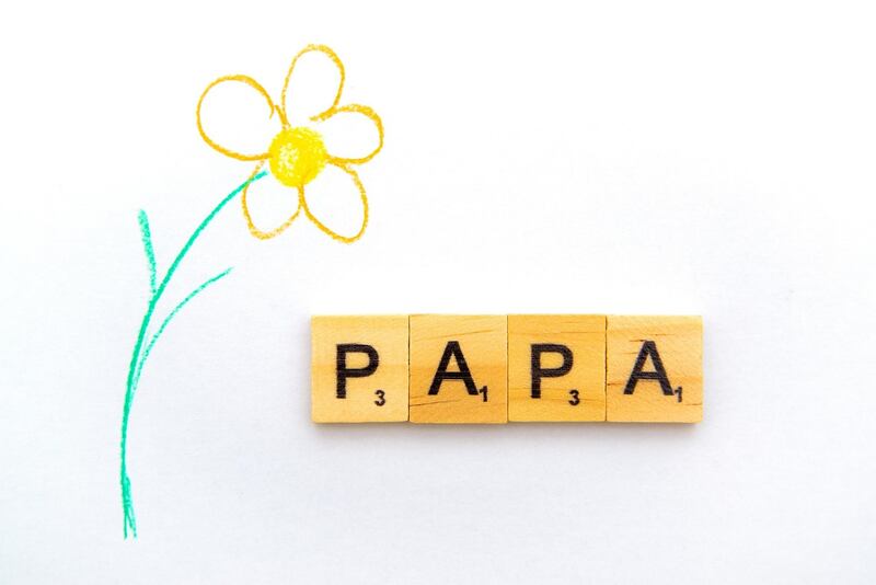 biglietto per la festa del papà