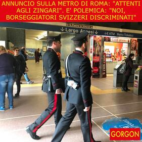 La satira del giorno. Metropolitana razzista 1